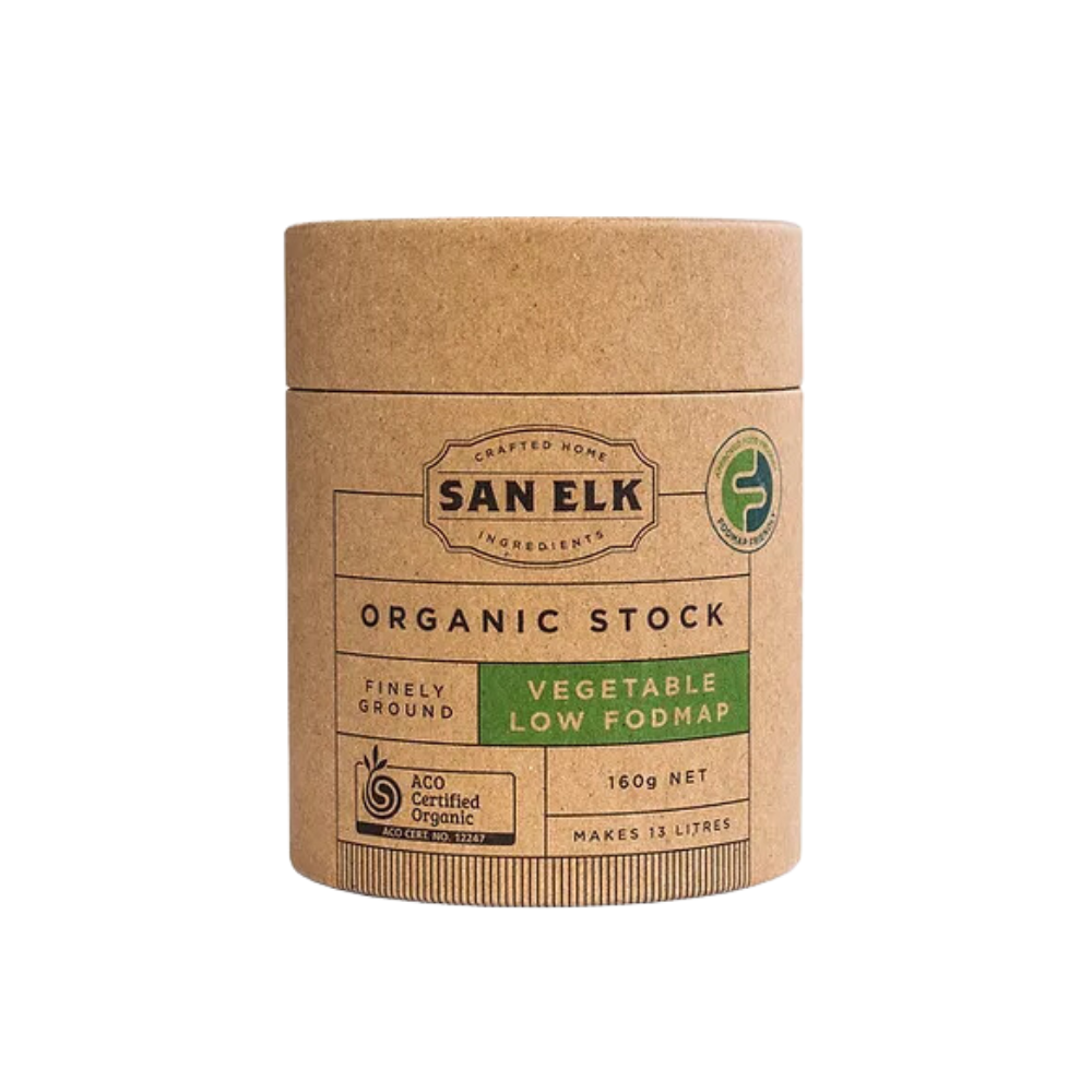 A 160g jar of rich and flavourful artisan vegetable stock, made with the best organic ingredients for your home cooking.