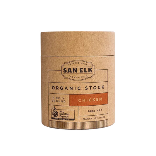 A 160g jar of rich and flavourful artisan vegetable stock, made with the best organic ingredients for your home cooking.