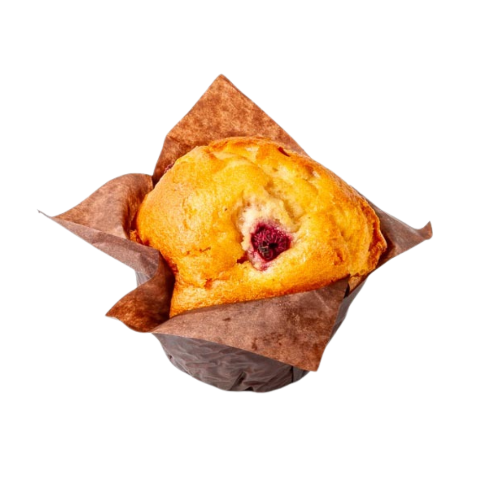 Raspberry & White Chocolate Muffins (6 Pack)