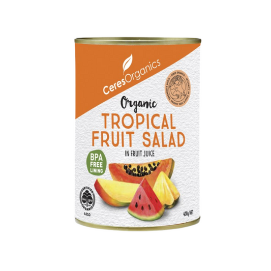 Organic Tropical Fruit Salad in Juice (400g)