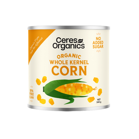 Organic Whole Kernel Corn (340g)