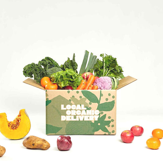 Medium Fruit & Veggie Box for delivery around Melbourne by Local Organic Delivery