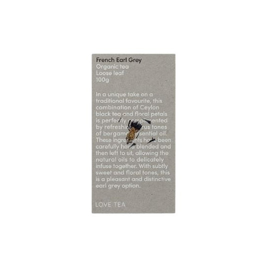 Love Tea French Earl Grey Loose Leaf Tea delivered to your home or office by Local Organic Delivery