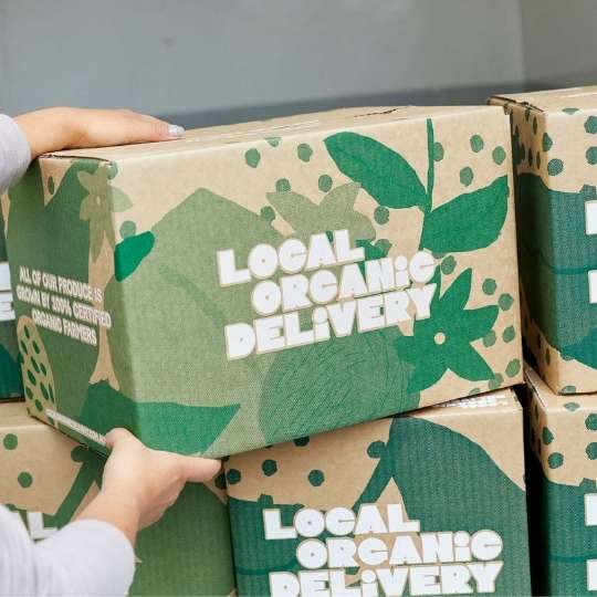 Get fresh organic produce boxes delivered to your door in Melbourne by Local Organic Delivery