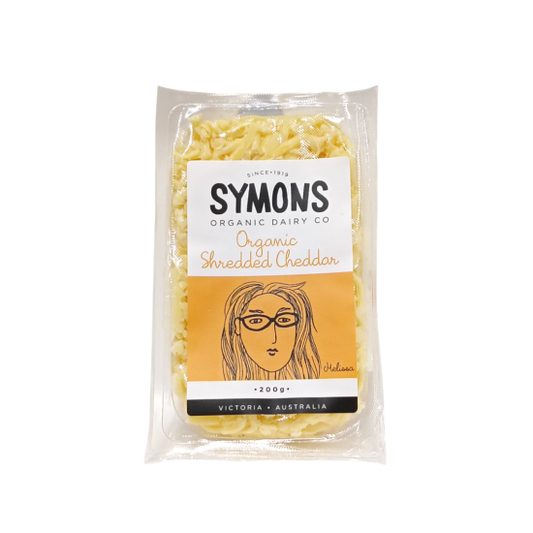 Organic Shredded Cheddar (200g)