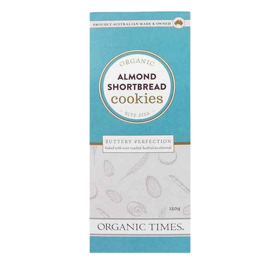 Organic Almond Shortbread Cookies (150g)