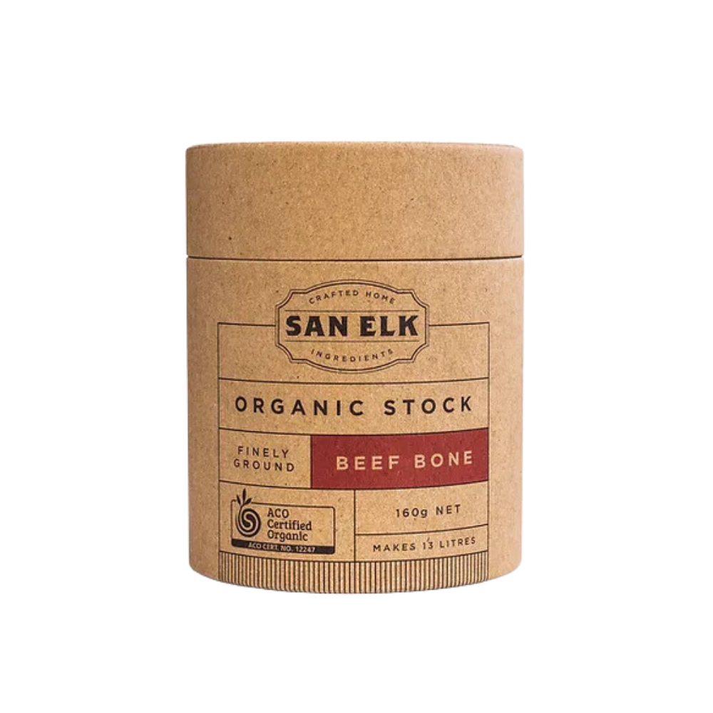 A 160g jar of rich and flavourful artisan vegetable stock, made with the best organic ingredients for your home cooking.