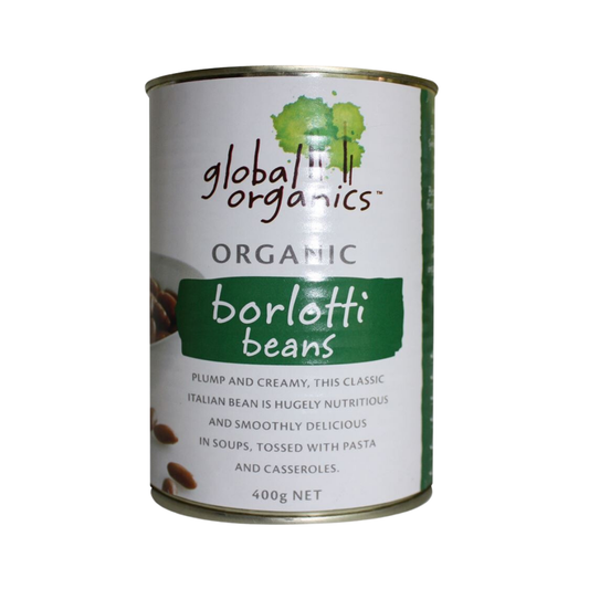 Organic Borlotti Beans (400g)