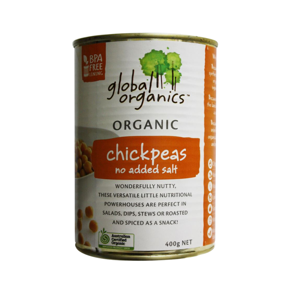 Organic Chickpeas - No Added Salt (400g)