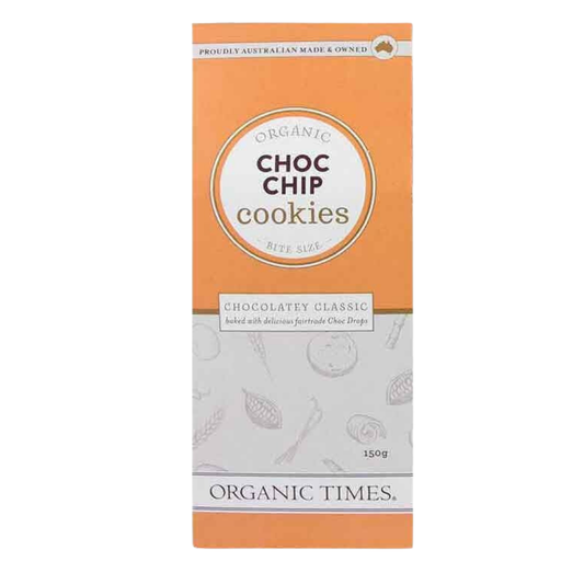 Organic choc chip cookies – order online Melbourne