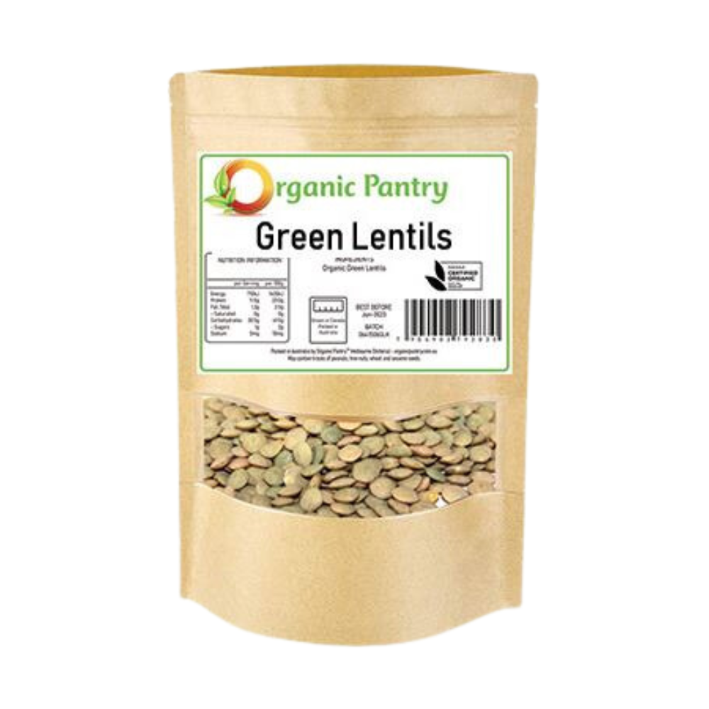 Organic Green Lentils (500g)