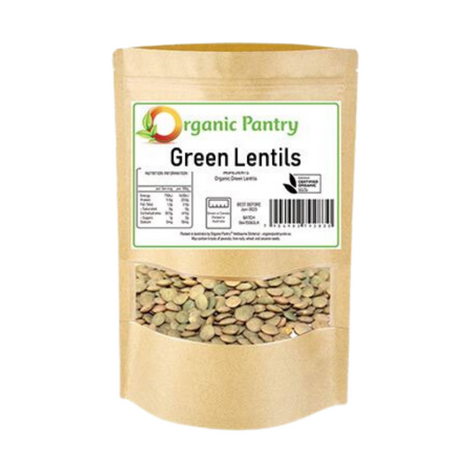 Organic Green Lentils (500g)