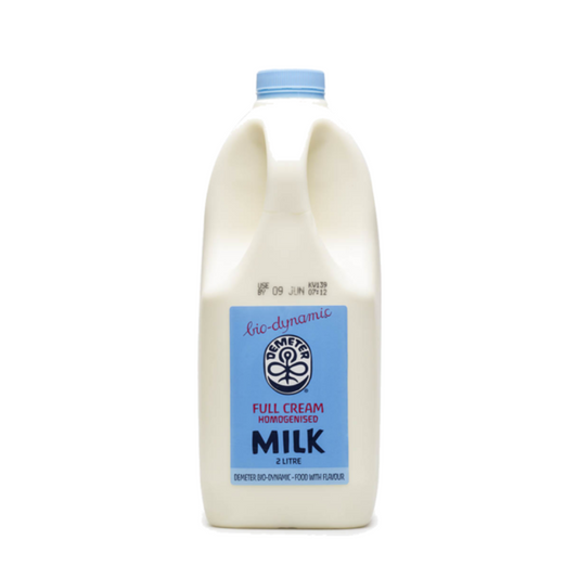 Biodynamic Full Cream Homogenised Milk (2L)