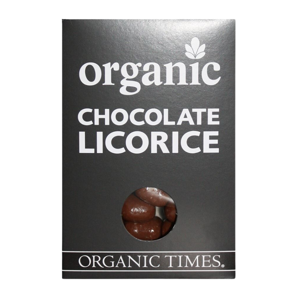 Organic Milk Chocolate Licorice (150g)