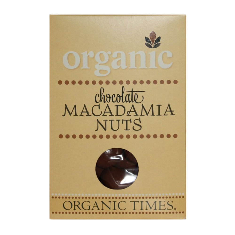 Organic Milk Chocolate Macadamia Nuts (150g)