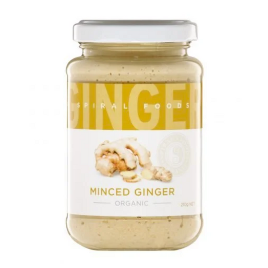 Organic Minced Ginger (210g)