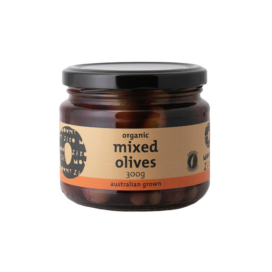 Mount Zero Organic Mixed Olives (300g)