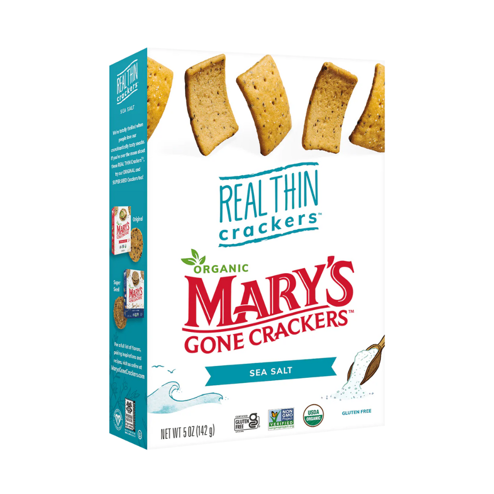 Organic Real Thin Crackers - Sea Salt (141g)