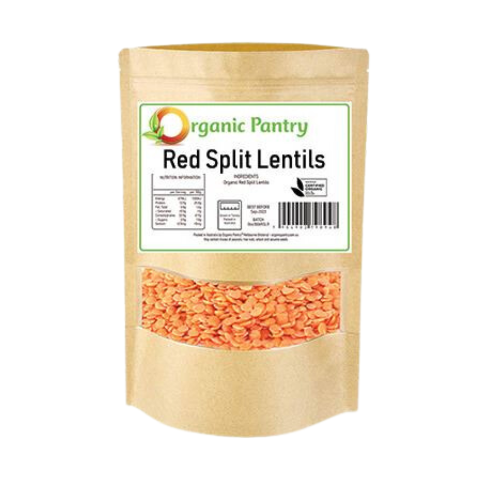 Organic Red Split Lentils (500g)