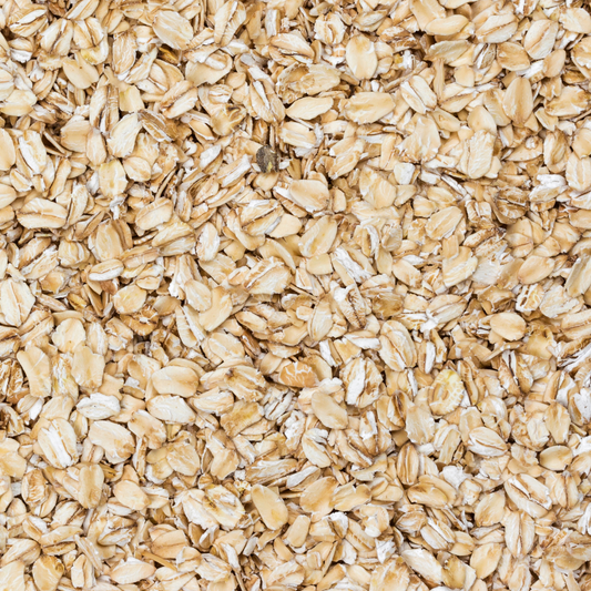 Organic Cream Rolled Oats (800gms)