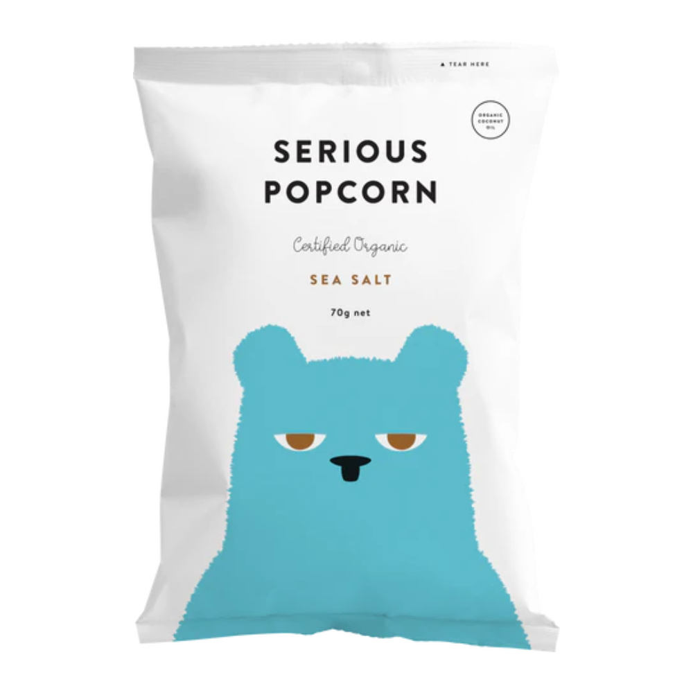 Organic Sea Salt Popcorn (70g)