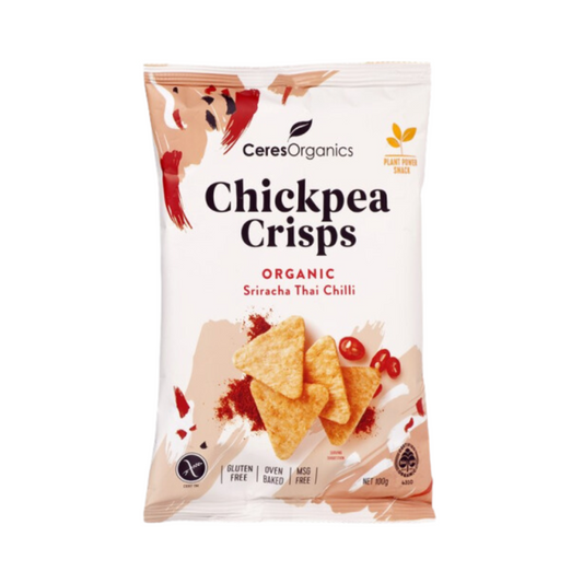 Organic Chickpea Crisps - Sriracha Thai Chilli (100g)