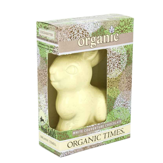 Organic White Chocolate Easter Bunny (70g)