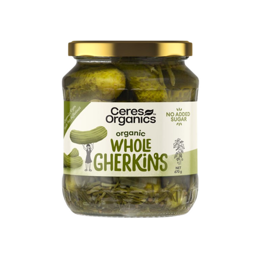 Organic Gherkins (670g)