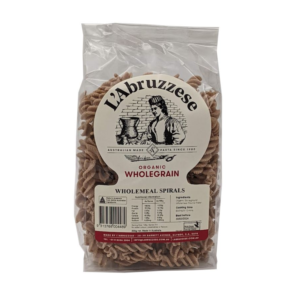 Organic Wholegrain Spirals (300g)