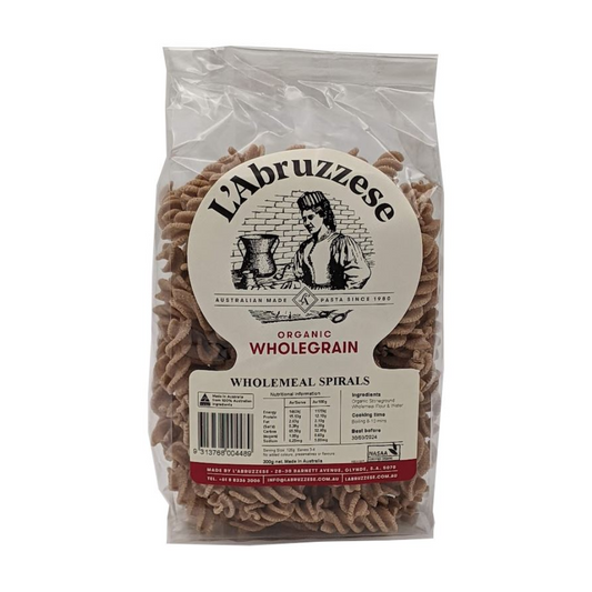 Organic Wholemeal Spirals (300g)