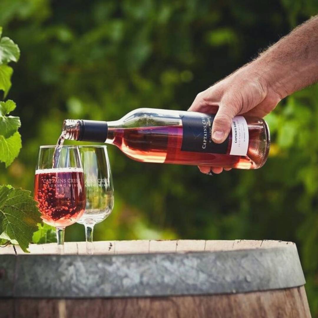 Add a bottle of organic wine to your Organic Gift Hamper including free delivery around Melbourne