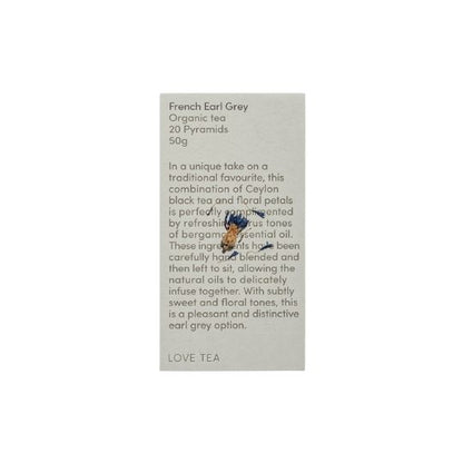 Love Tea French Earl Grey Tea Bags delivered by Local Organic Delivery Melbourne