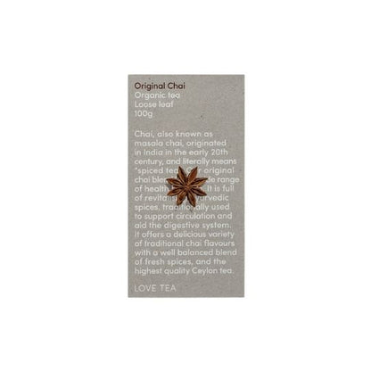 Love Tea Chai Loose Leaf delivered to you in Melbourne by Local Organic Delivery