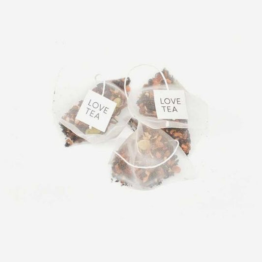 Love Tea Chai Tea Bags are biodegradable and delivered to your home or office by Local Organic Delivery Melbourne