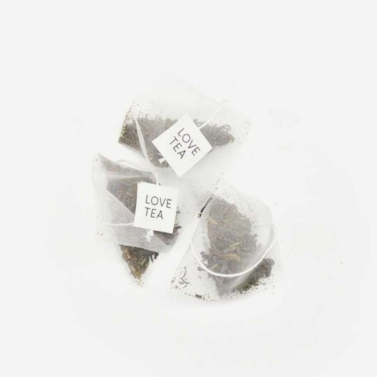 Love Tea Green Tea Bags are compostable and delivered to your door by Local Organic Delivery Melbourne