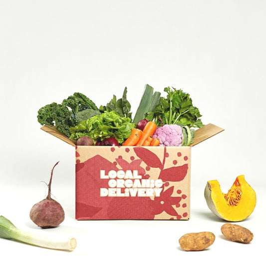 Medium Organic Vegetable Box available for delivery around Melbourne by Local Organic Delivery