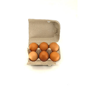 Six Organic Eggs - Local Organic Delivery